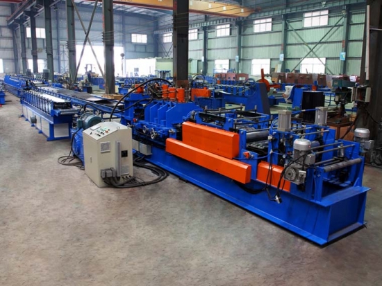 High Efficiency 5mm Thickness Automatic C Purlin Roll Forming Machine
