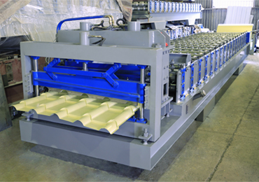 Bamboo Style Glazed Tile Roll Forming Machine