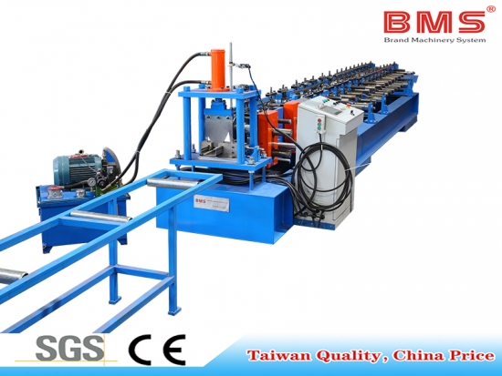 Highly Accurate Auto Change Type Box Beam Racking Roll Forming Machine
